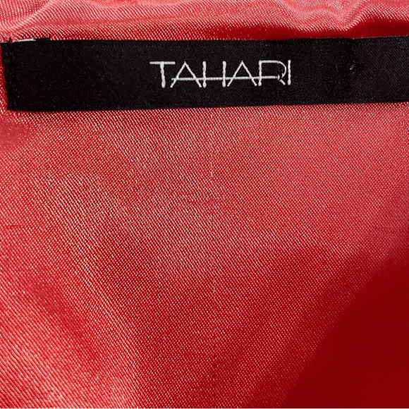 Tahari Women’s Pink Red Ombré Abstract Print Pencil Skirt Size A (S/4-6) Lined - Picture 7 of 11